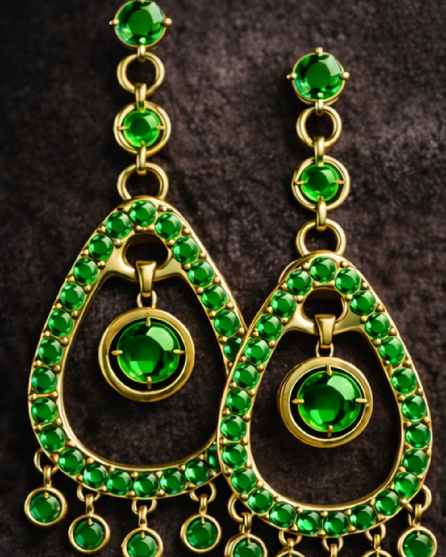 Teardrop Chandelier Earrings