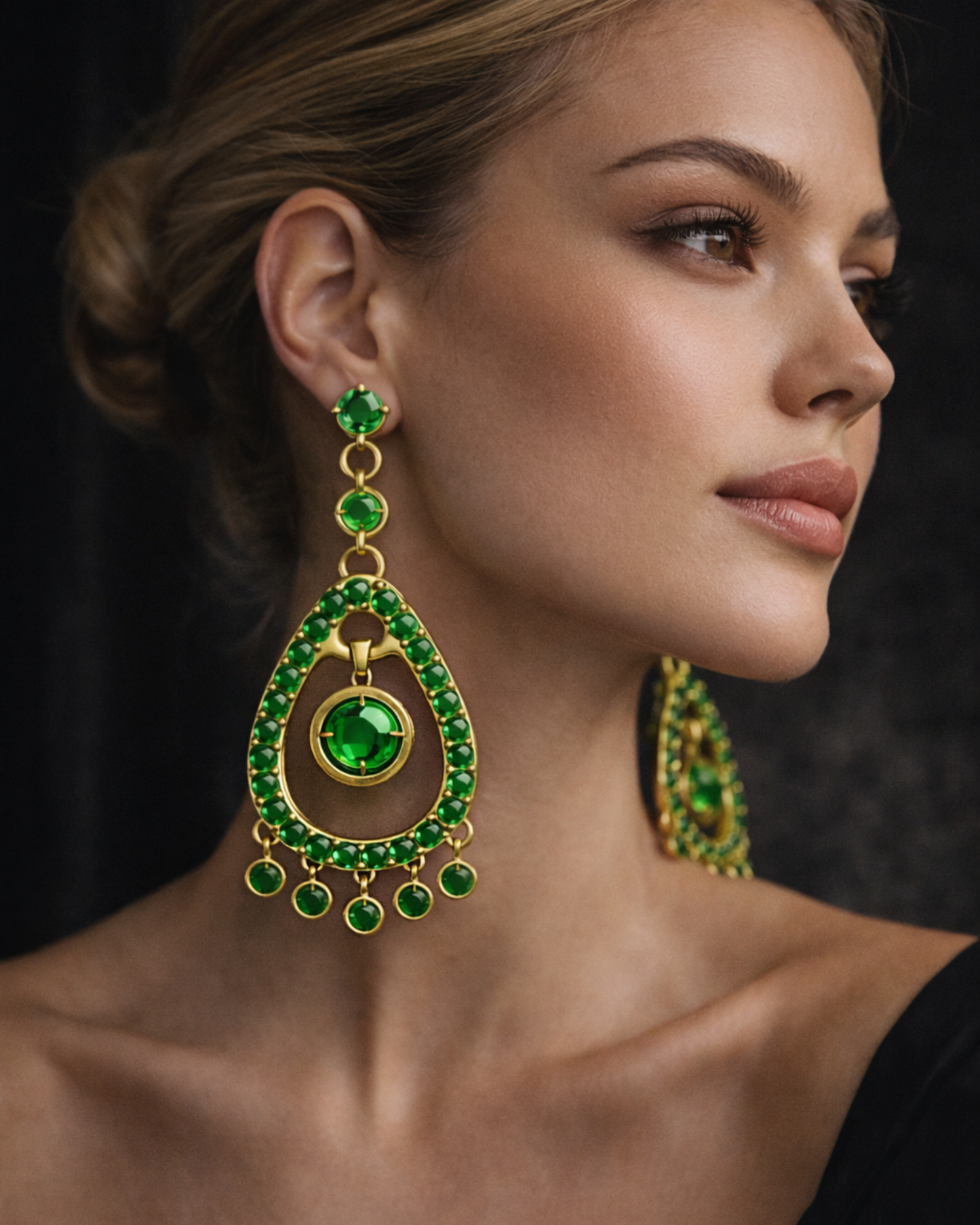 Teardrop Chandelier Earrings